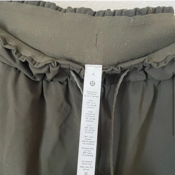 Lululemon Stretch High-Rise Joggers Dark Olive Green - Picture 4 of 7